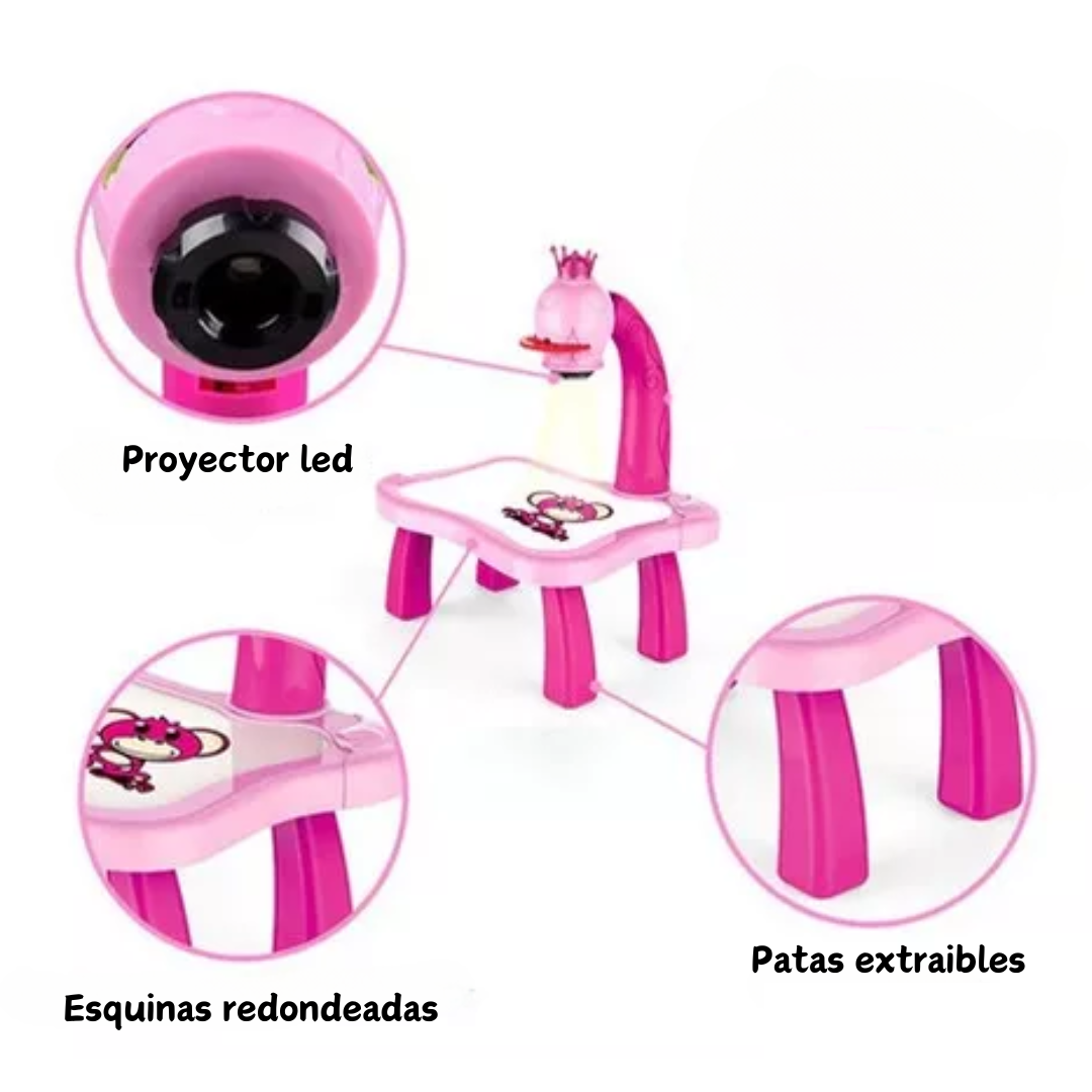 Mesita Infantil con proyector LED