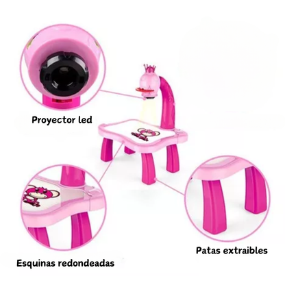 Mesita Infantil con proyector LED